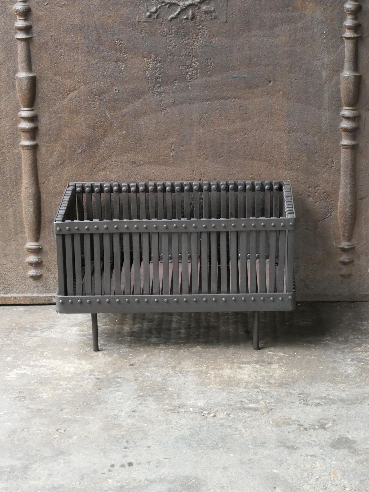 English Modernist Fireplace Grate, Fire Grate photo Home Fixtures