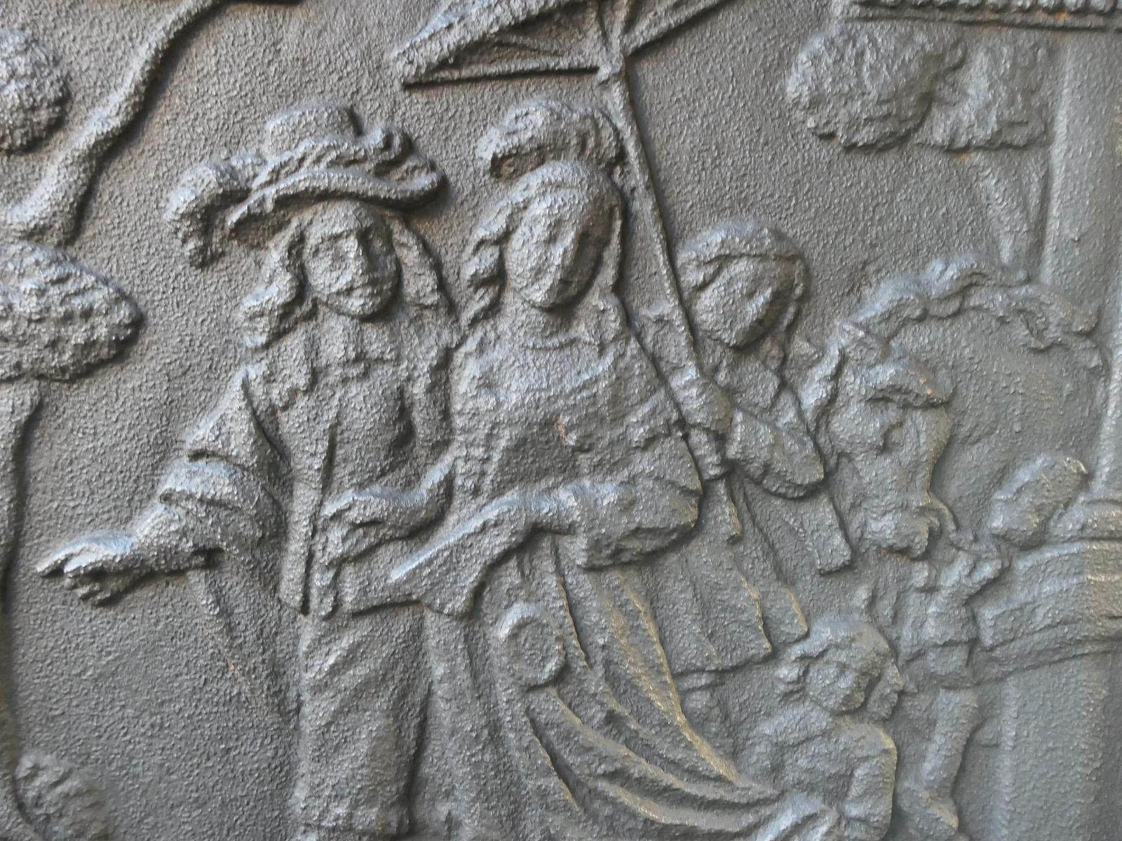 photo for sale Dutch Louis XIV Style 'Europe' Fireback / Backsplash