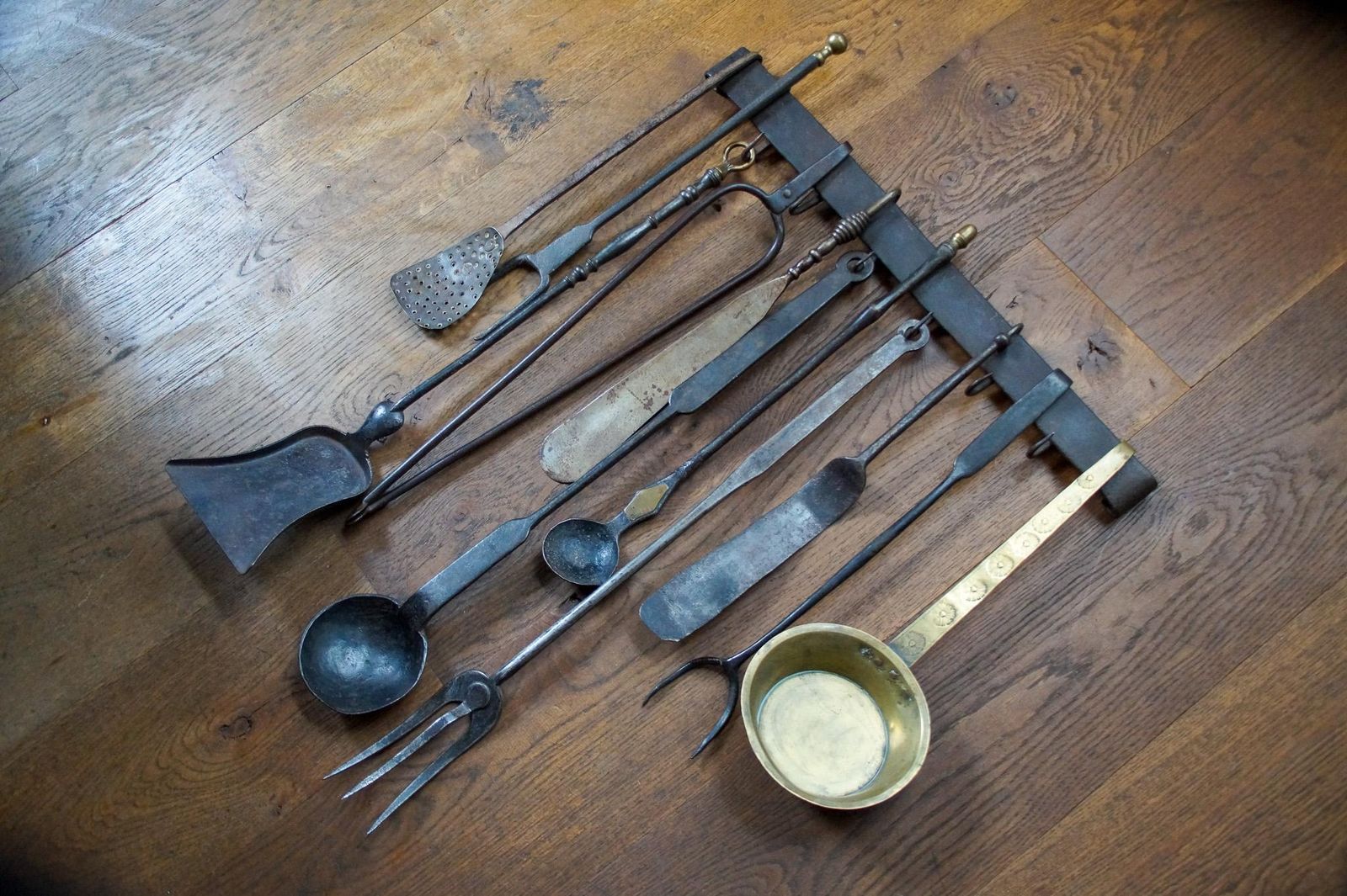 Antique Dutch Fireplace Tools Or Fire Tools, 18th/19th Century photo Home Fixtures