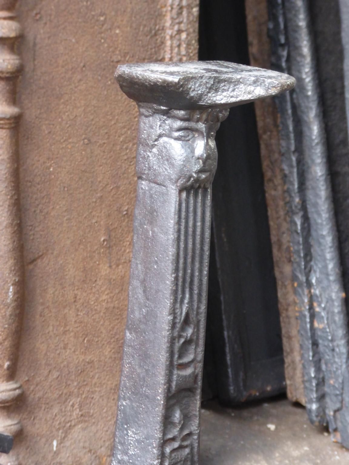 1258.0 French Gothic Fireplace Grate Or Fire Basket, 15th Century photo