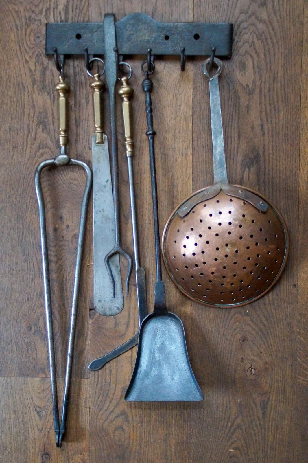 Antique Dutch Fireplace Tools Or Fire Tools, 19th Century photo Home Fixtures
