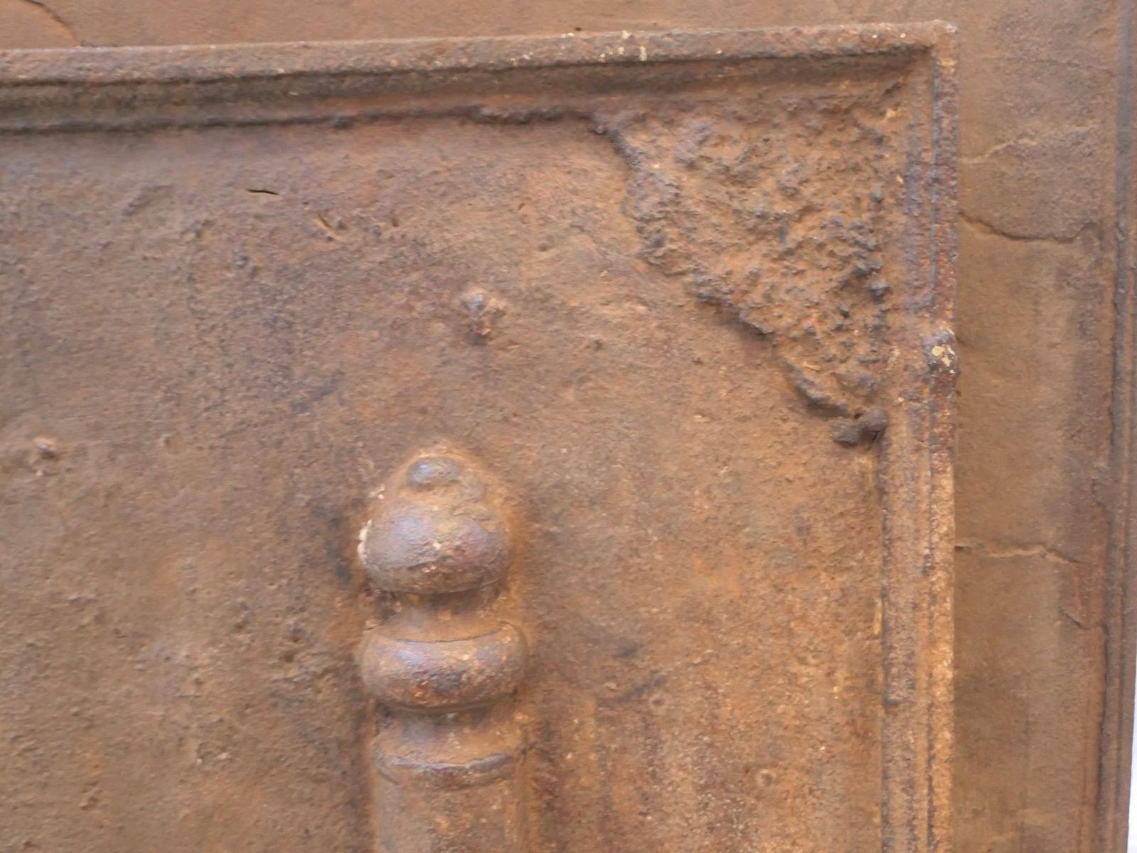 Louis XIV 'Saint Andrew's Cross' Fireback / Backsplash, 17th   18th Century photo buy