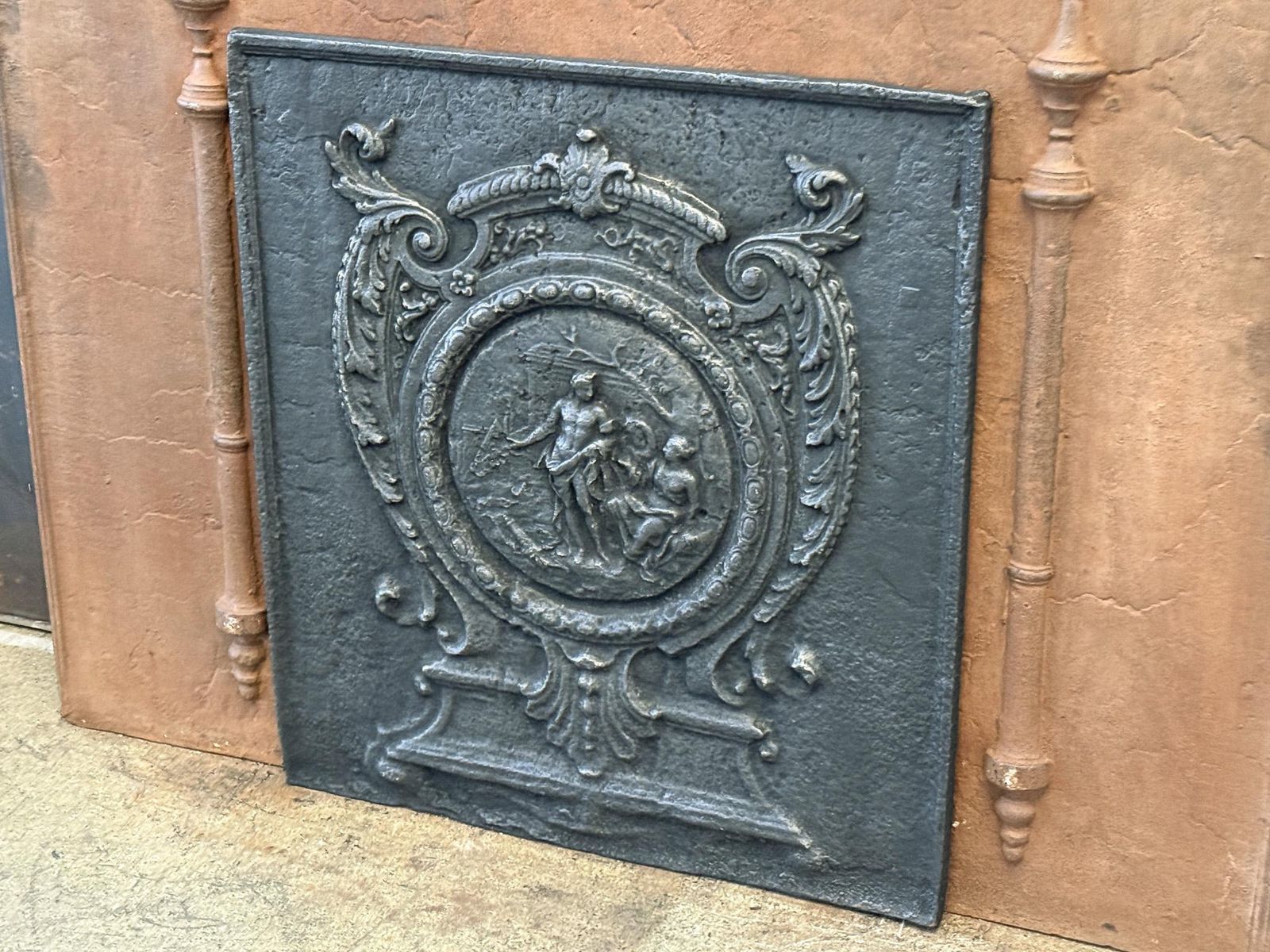 French Neoclassical Period Fireback / Backsplash, Late 18th   Early 19 Century photo for sale