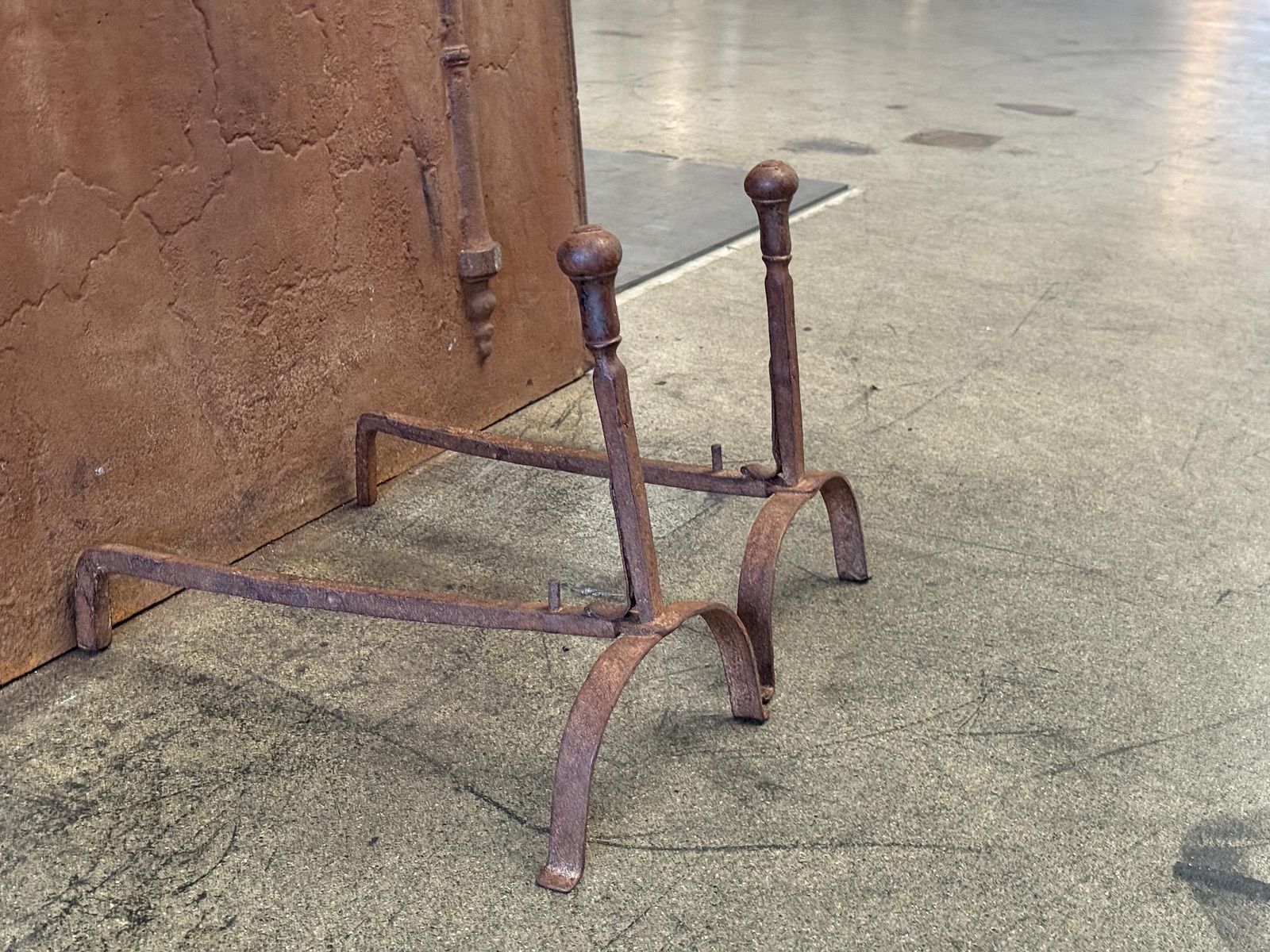 19th Century French Neoclassical Period Andirons Or Firedogs photo furniture