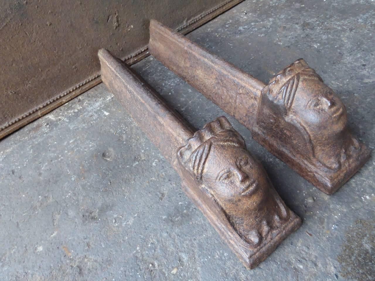 18th Century French Andirons Or Firedogs photo buy
