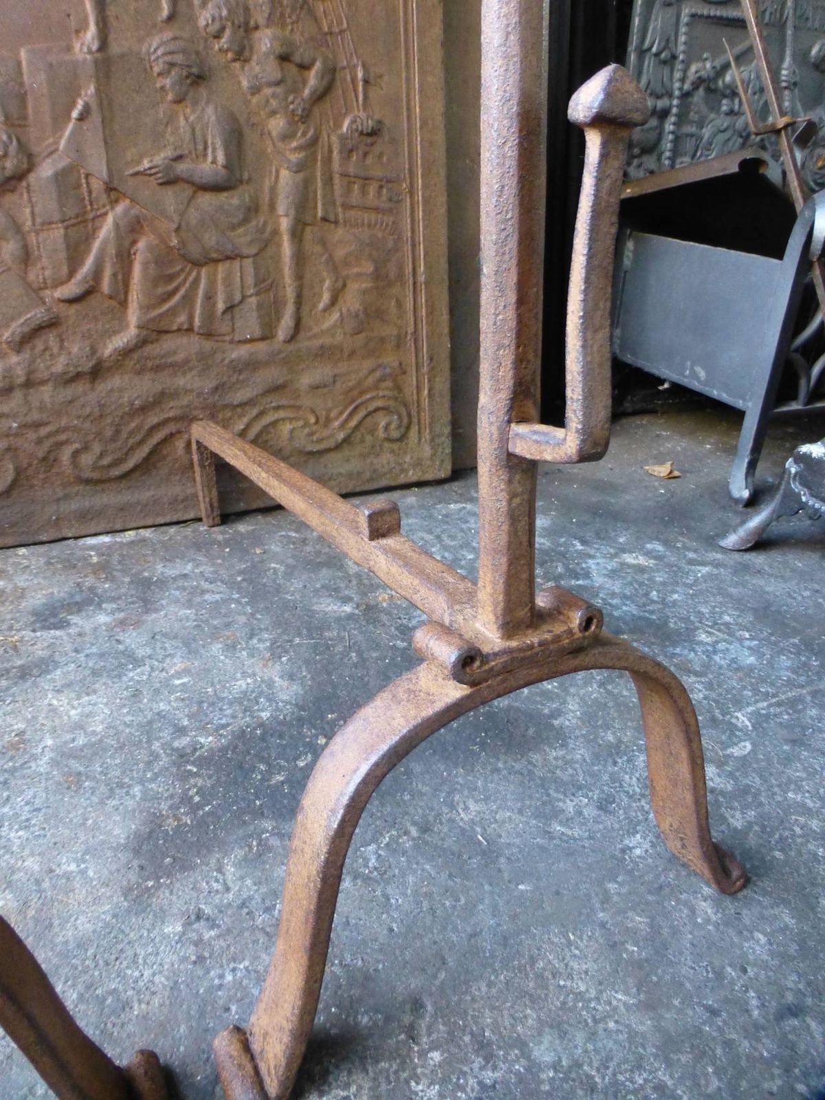 18th Century French Andirons, Firedogs photo Home Fixtures