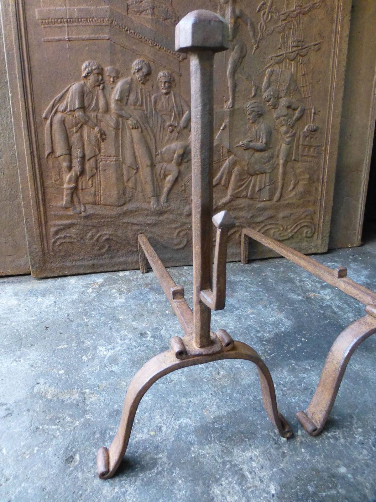 18th Century French Andirons, Firedogs photo 252.0