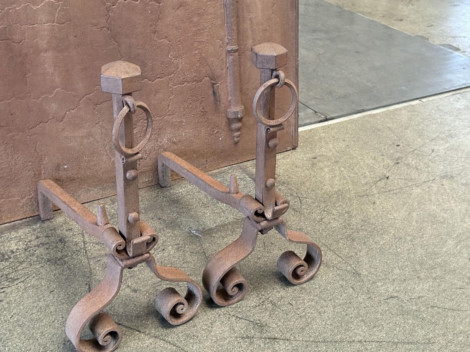 Early 19th Century French Firedogs Or Andirons photo 380.0