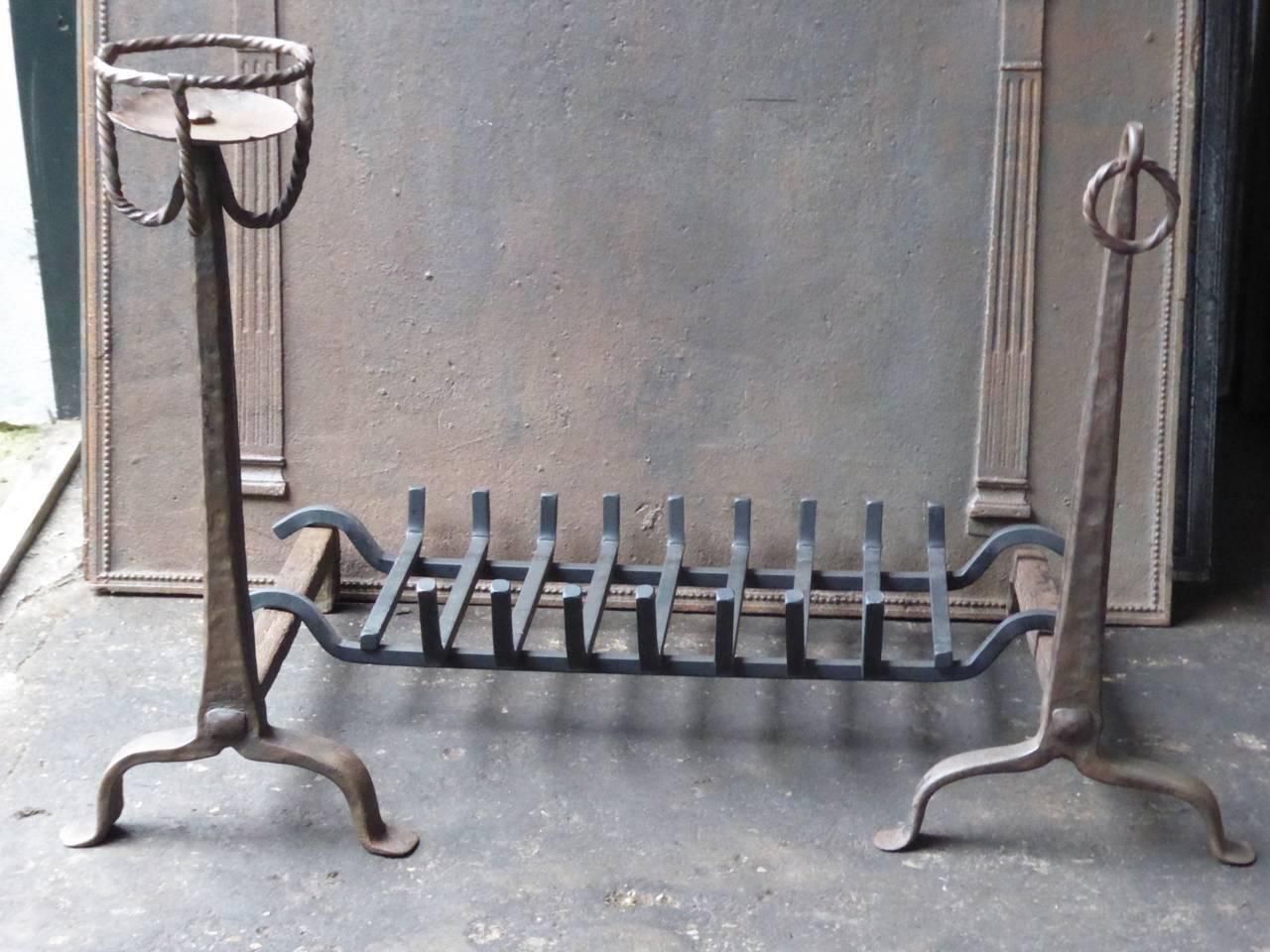 17th 18th Century Gothic Firedogs Or Andirons photo for sale