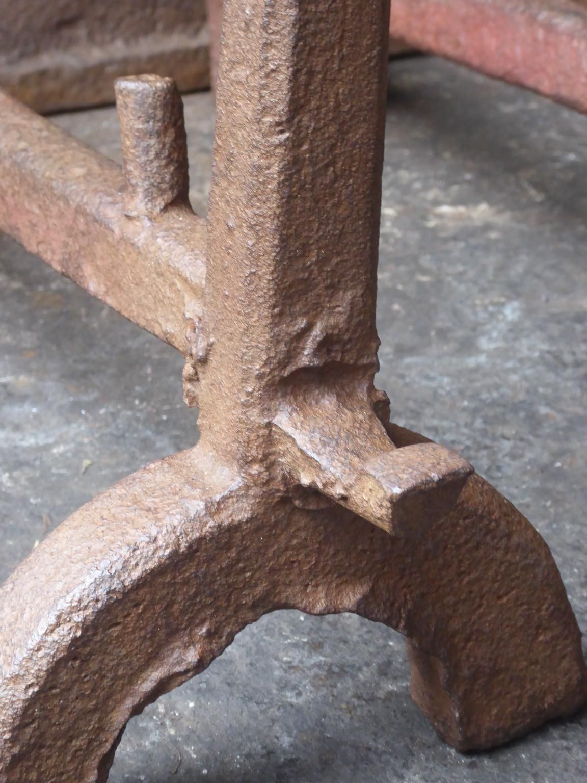 17th Century French Gothic Andirons Or Firedogs photo buy