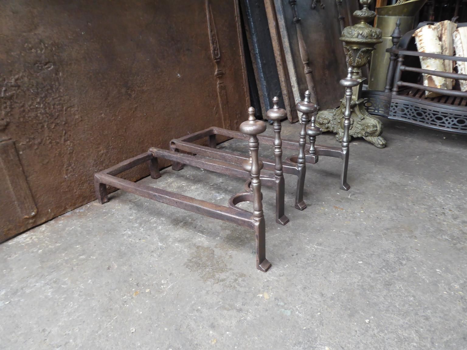 photo furniture 18th 19th Century French Neoclassical Period Andirons Or Firedogs