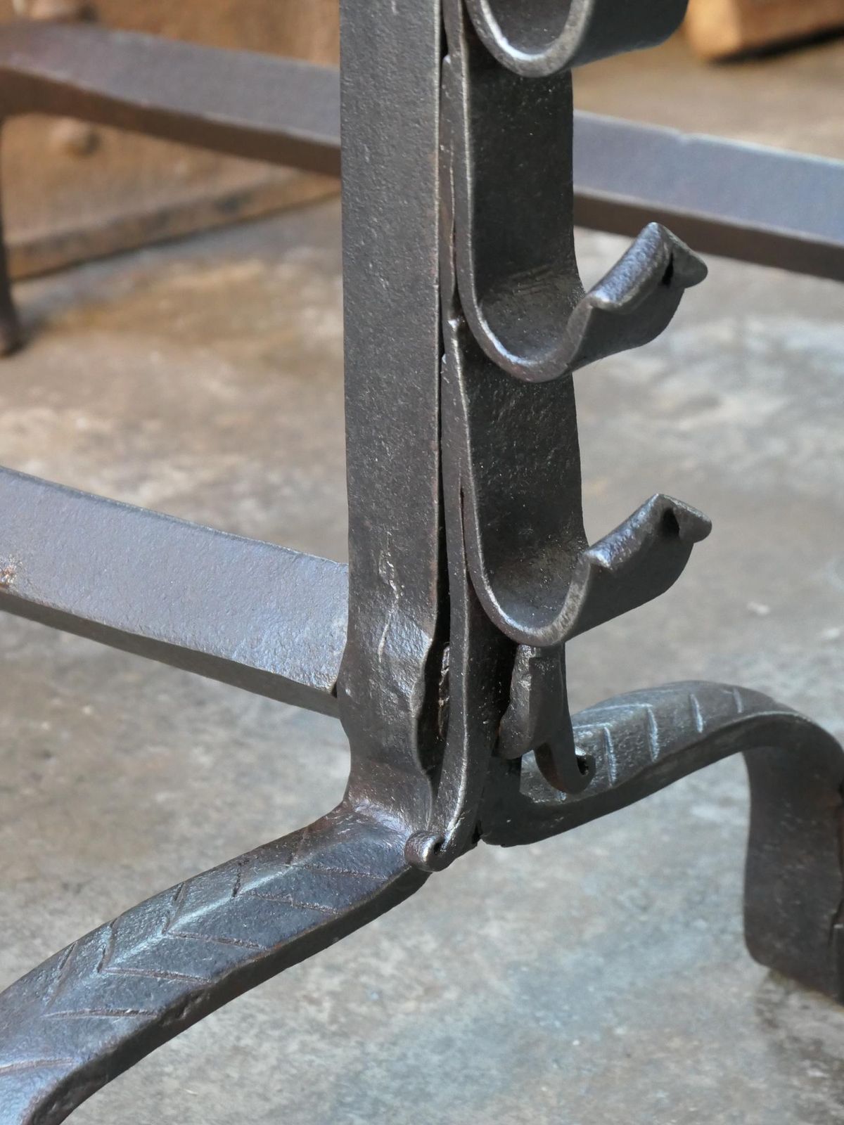 Large French 18th Century Andirons photo buy