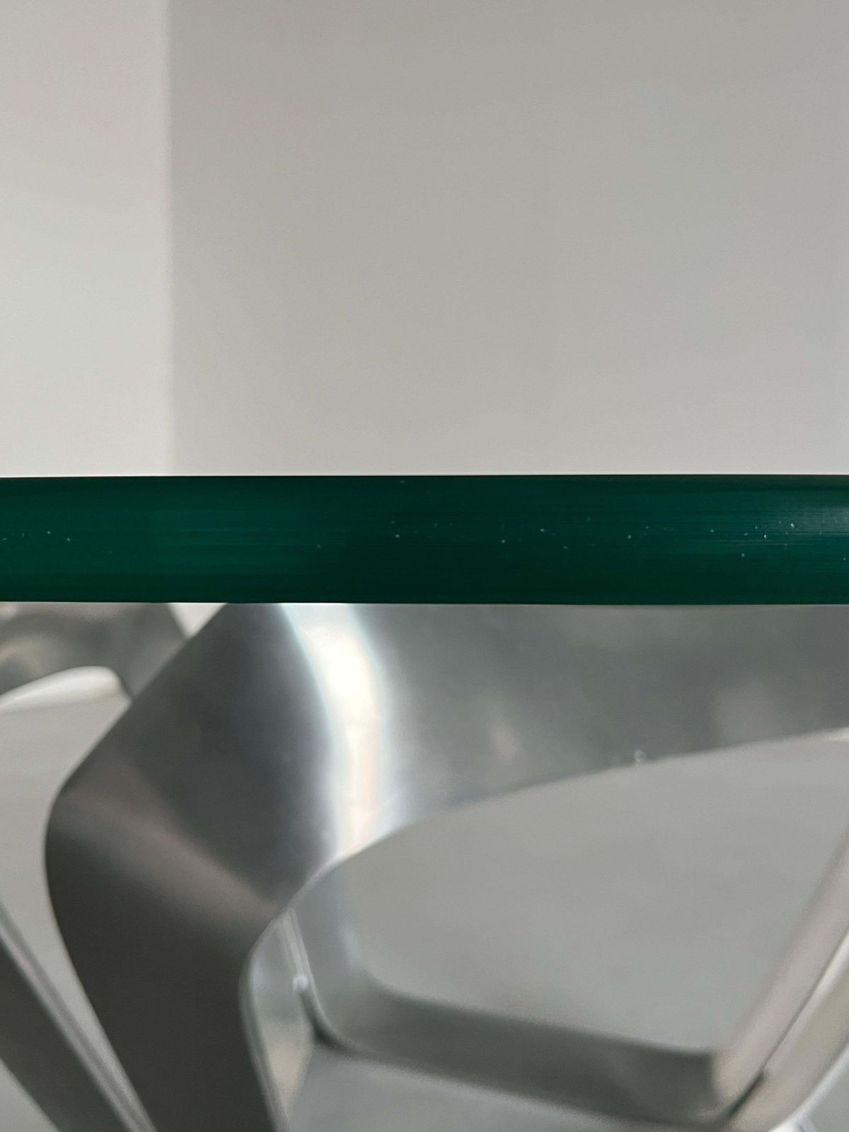Modernist Aluminium Glass Vintage Coffee Table By Knut Hesterberg, 1970s Germany photo vinterior