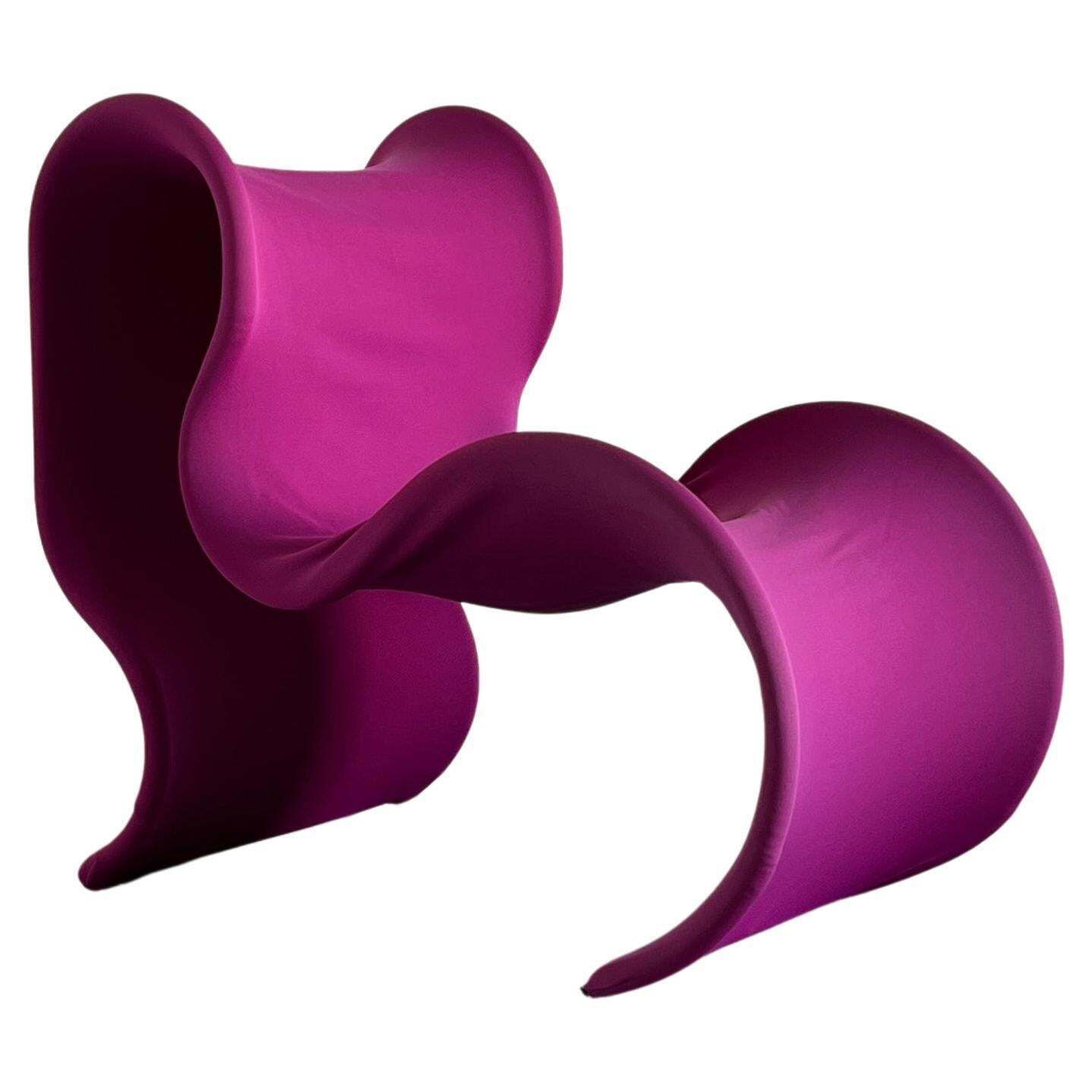 Large Fiocco Armchair By Gianni Pareschi For Busnelli In Pink, 1970s