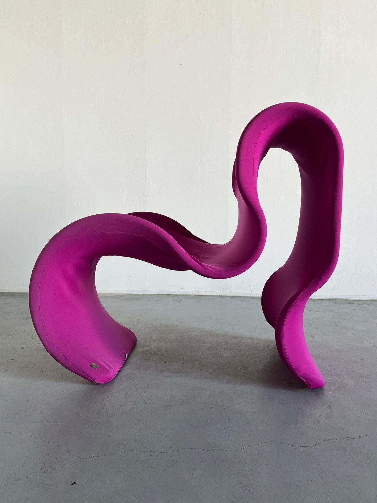 photo furniture Large Fiocco Armchair By Gianni Pareschi For Busnelli In Pink, 1970s