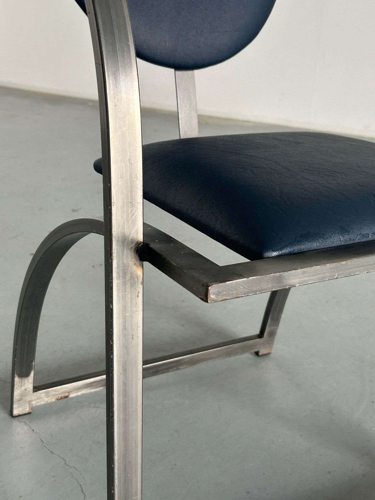 photo for sale Memphis Design Postmodern Geometrical 'Cosinus' Chair By Kff, 80s Germany