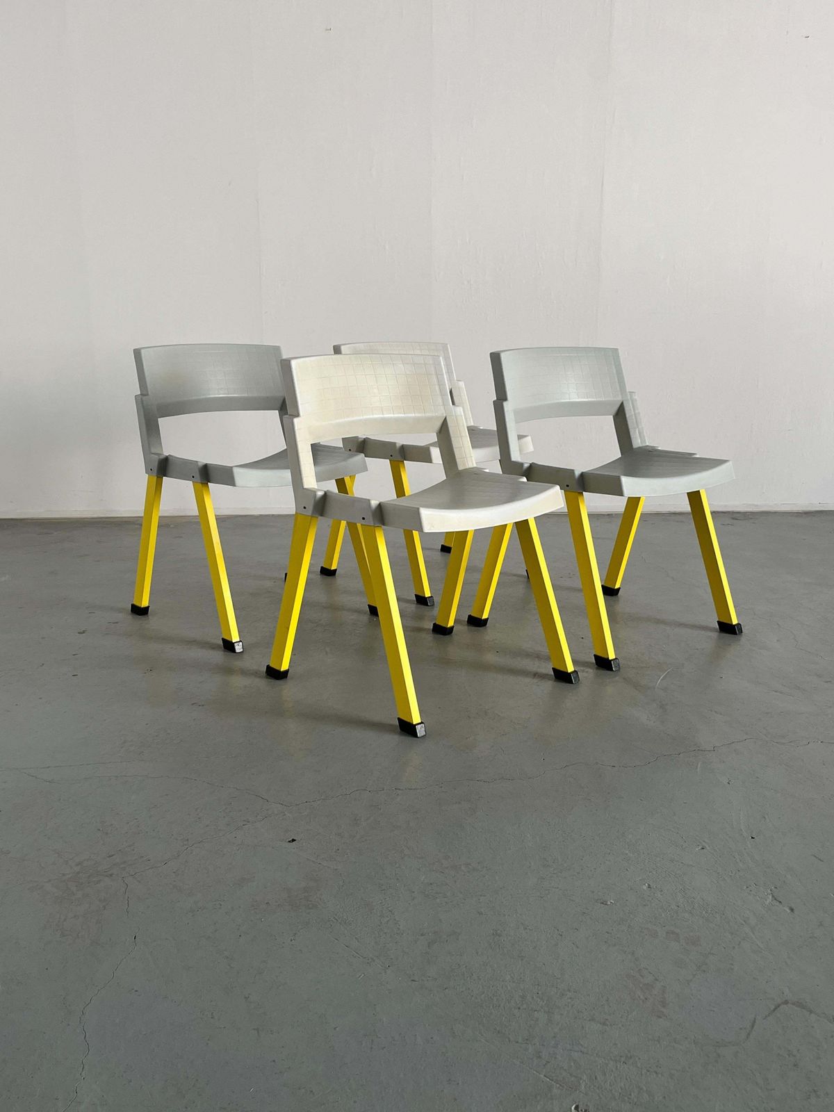 Set Of 4 Postmodern 'City' Chairs By Paolo Orlandini And Roberto Lucci For Lamm photo furniture