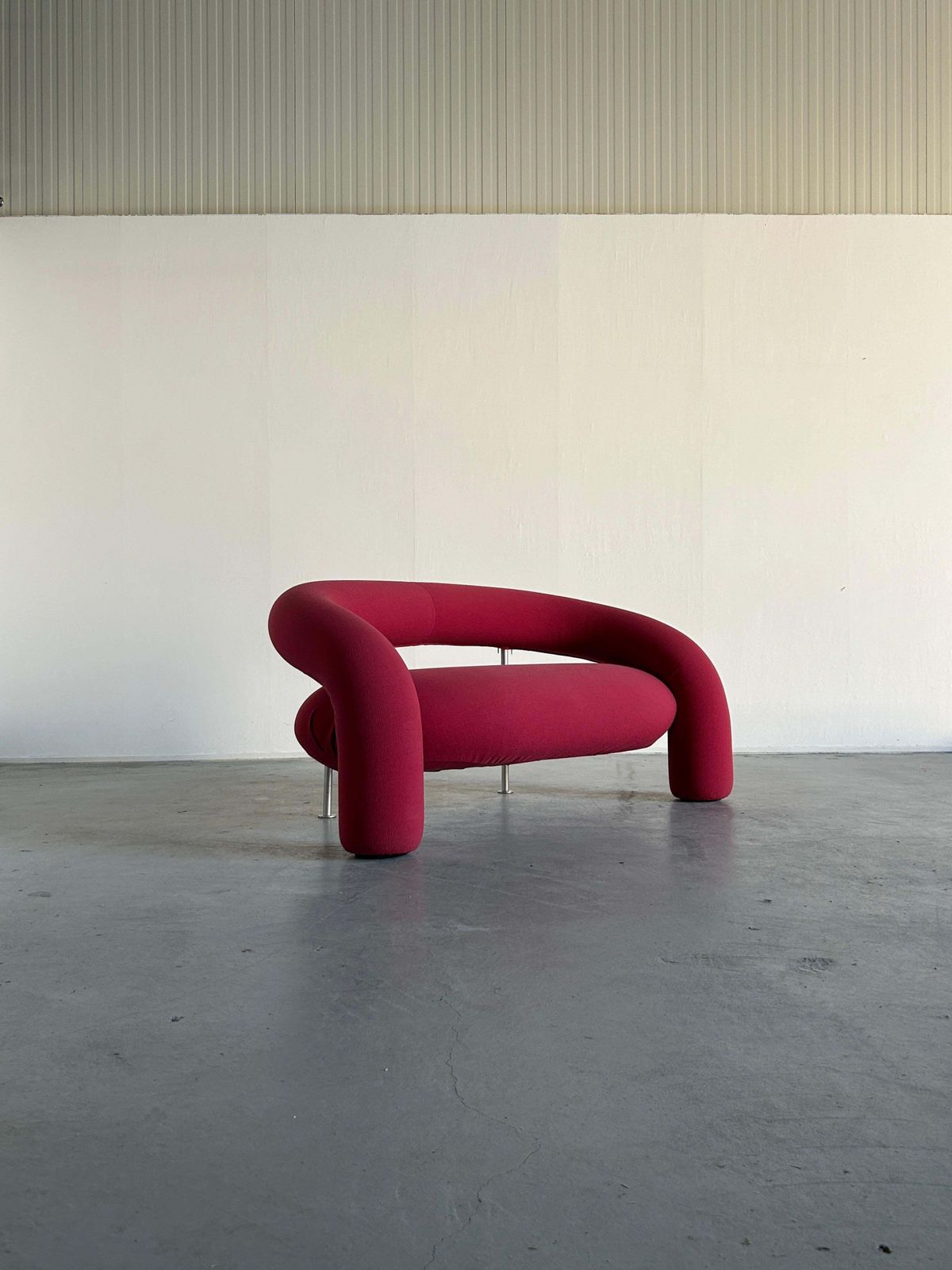 Sculptural Tube Sofa By Anna & Carlo Bartoli For Rossi Di Albizzate, 1990s Italy photo furniture