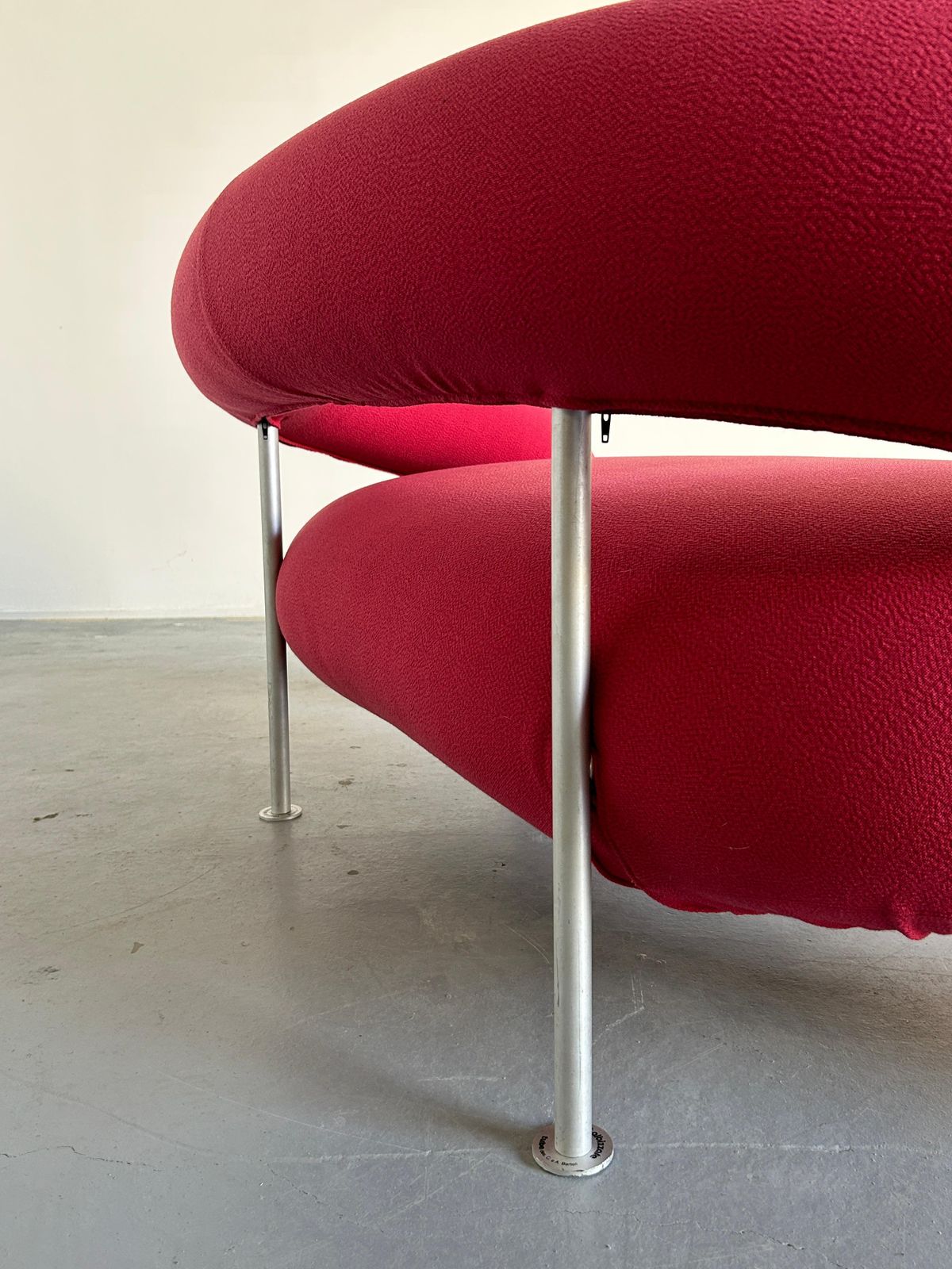 5119.0 Sculptural Tube Sofa By Anna & Carlo Bartoli For Rossi Di Albizzate, 1990s Italy photo