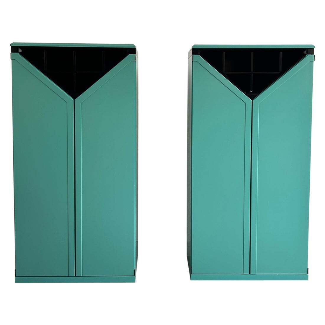 Pair Of Postmodern Memphis Style Bar Cabinets By Kapo Möbelwerkstätte, 1980s