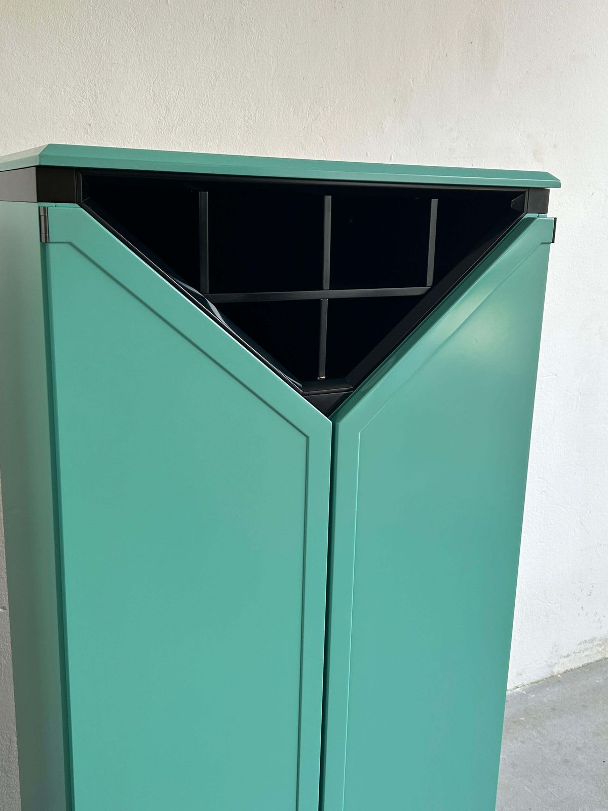 Pair Of Postmodern Memphis Style Bar Cabinets By Kapo Möbelwerkstätte, 1980s photo vinterior