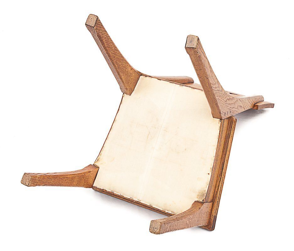 Furniture Set Of 6 Art Nouveau Chairs By Léon Jallot photo