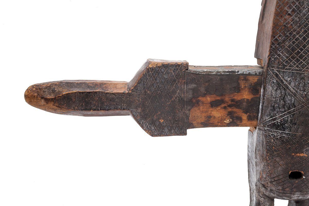 Dogon Attic Lock, 1930s, Vintage photo vinterior