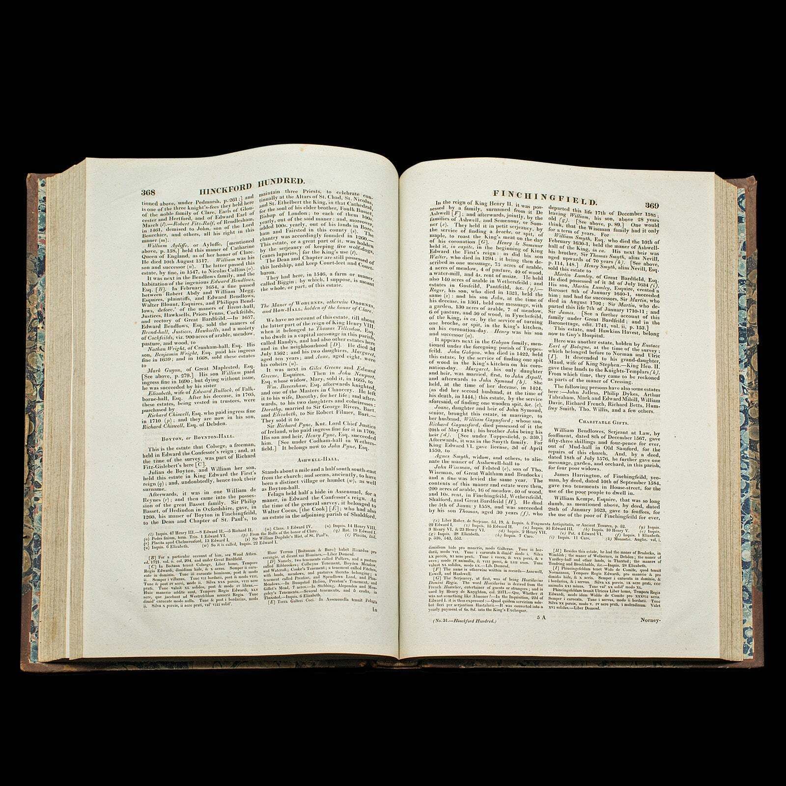 Home Decor 2 Vols Antique Book, Morant's History Of Essex, English, County Reference, 1816 photo