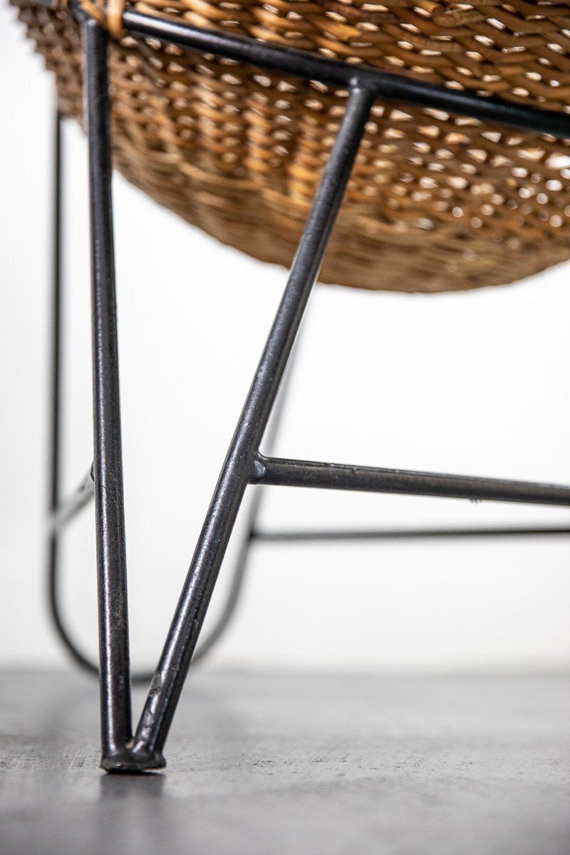 East German Wicker Lounge Chairs, 1960s, Set Of 2 photo furniture
