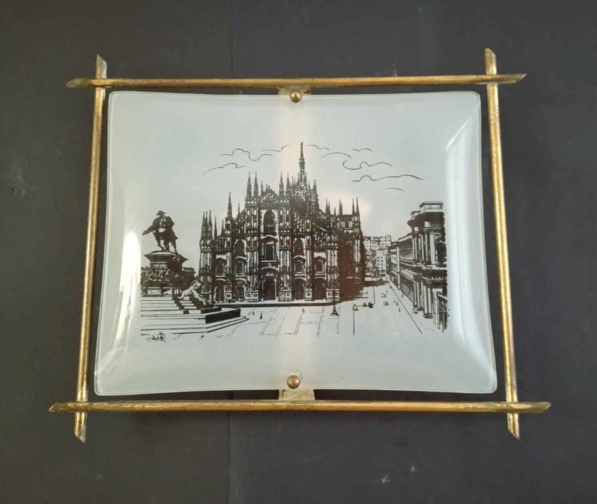 Classic Italian Sconce, 1960s, Vintage photo Lighting