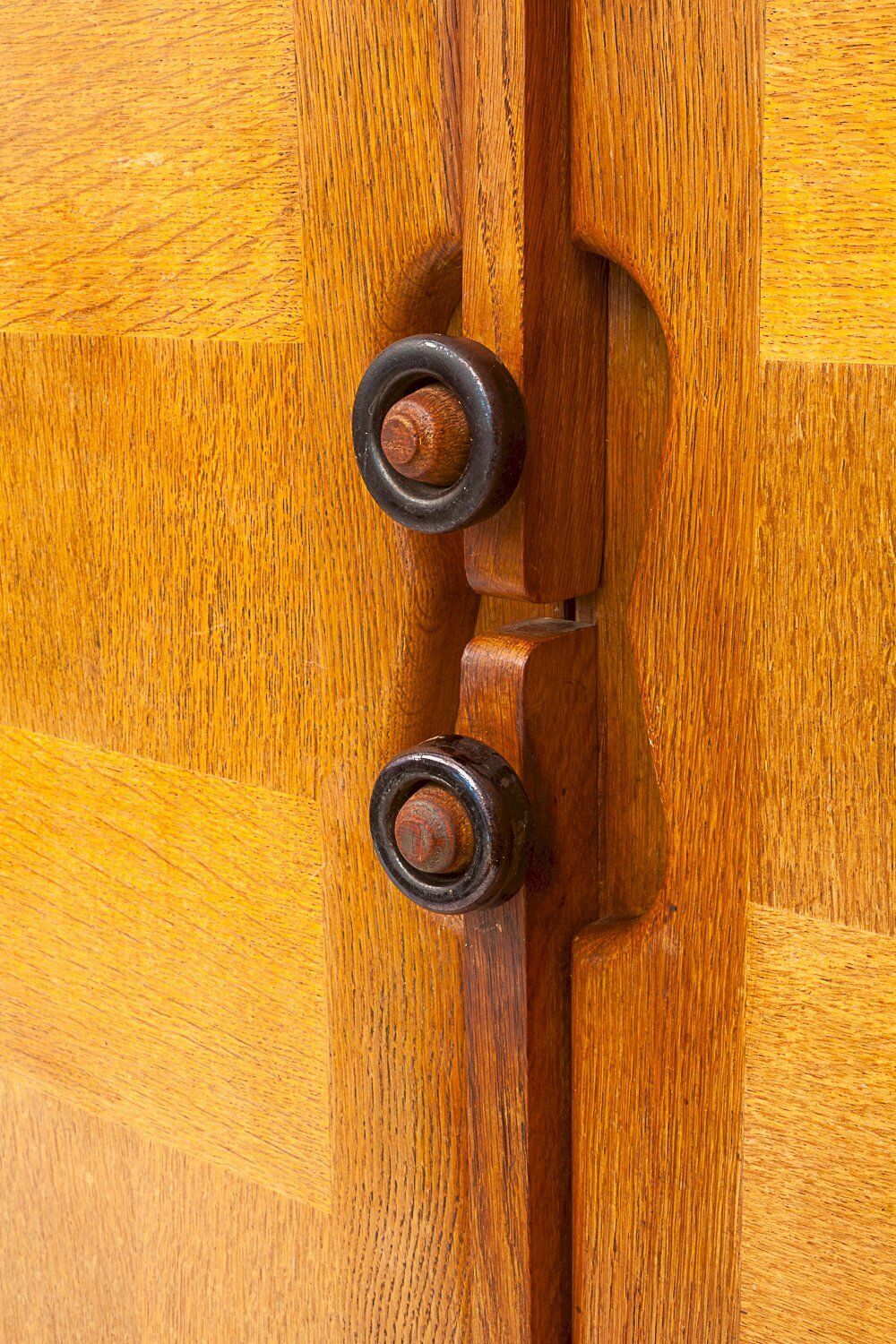 photo furniture Pair Of Guillerme And Chambron Wardrobes