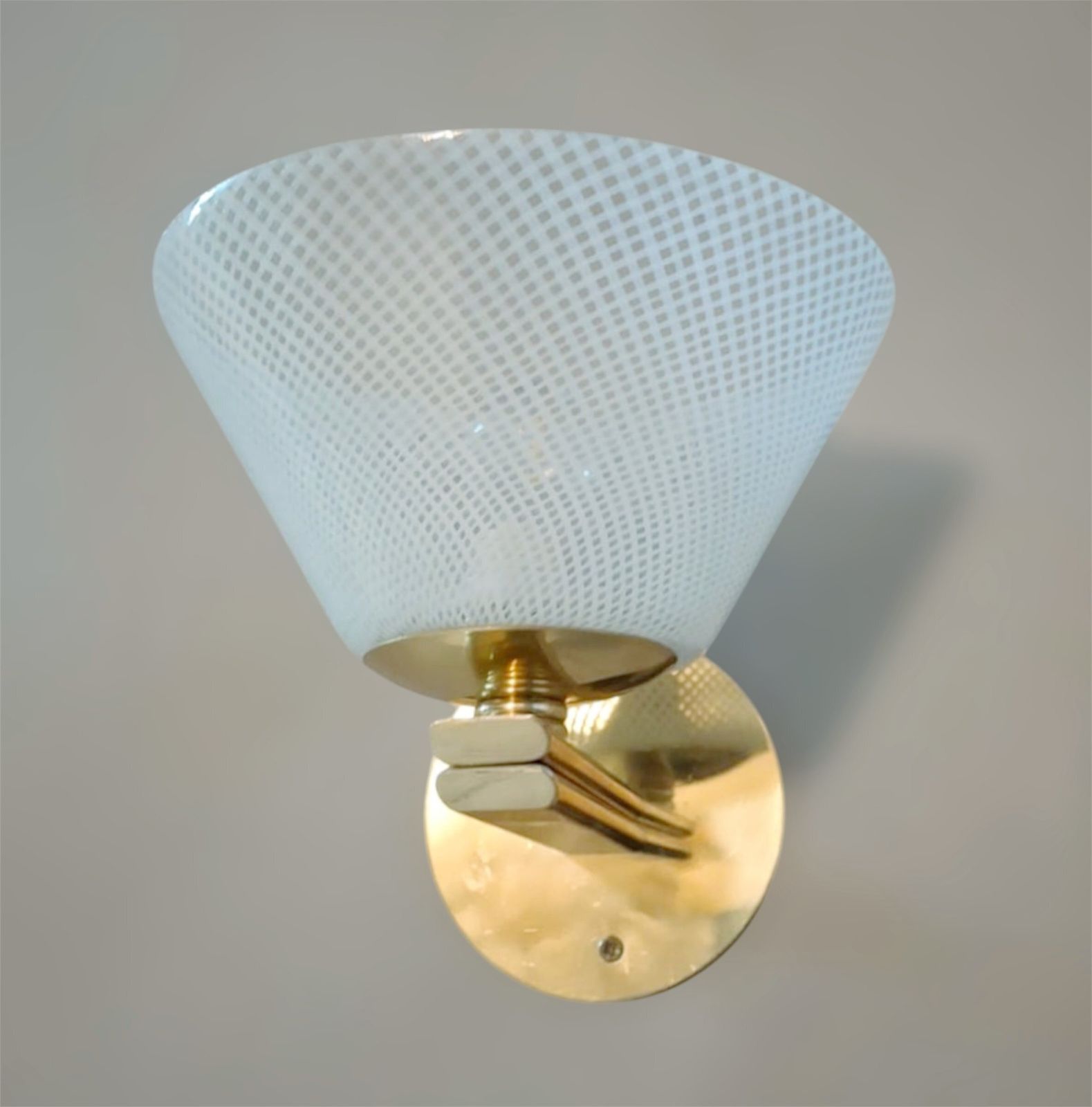 Pair Of Reticello Cup Sconces By Barovier & Toso, 2 Pairs Available photo 2319.0
