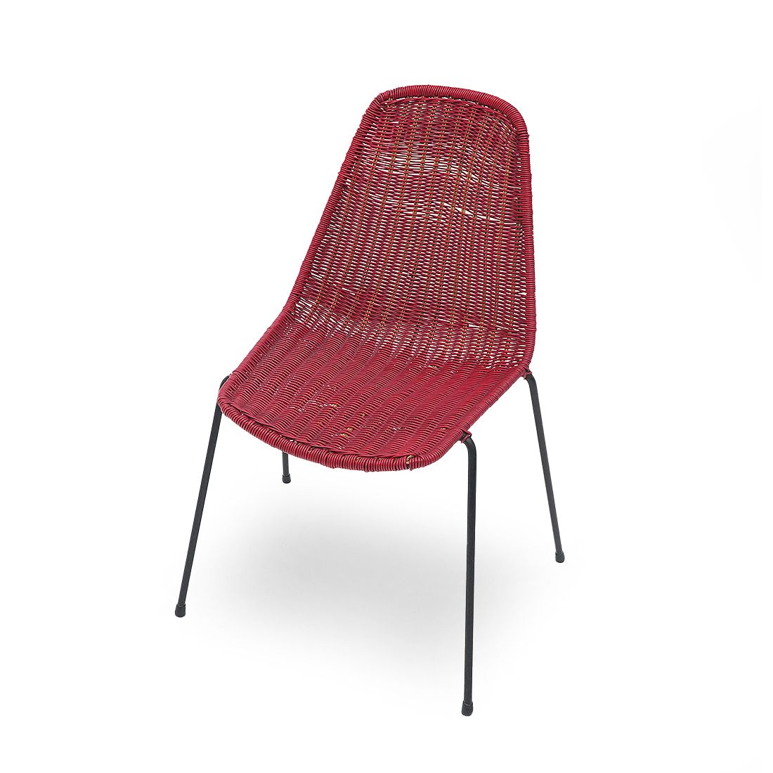 4 “Basket” Chairs By Gian Franco Legler, 1950s photo Furniture