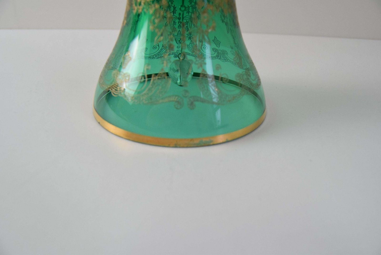 Glass Bell Bohemia Crystal 1960s photo vinterior