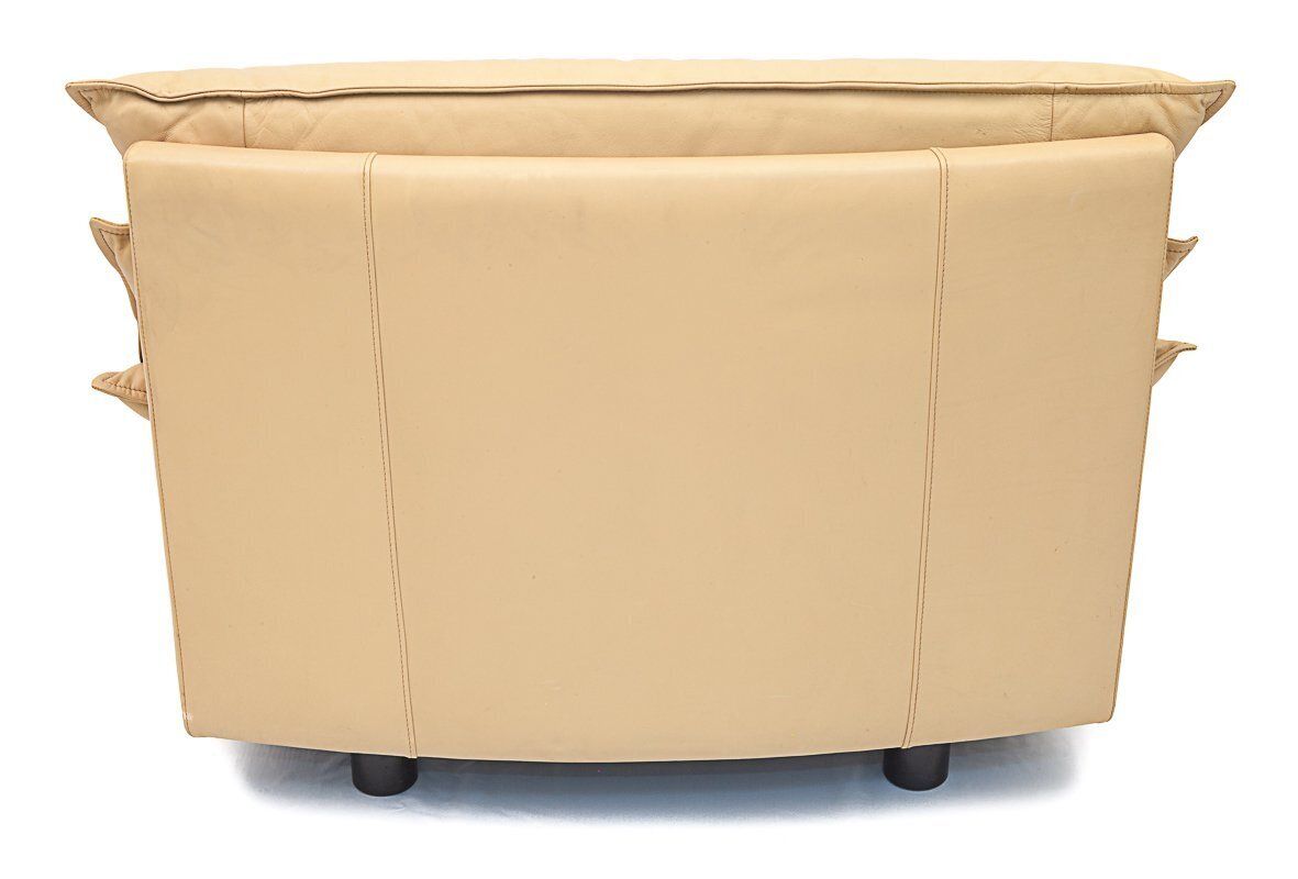 904.0 Duo Of Leather Armchairs By Bernard Massot, 1970 photo