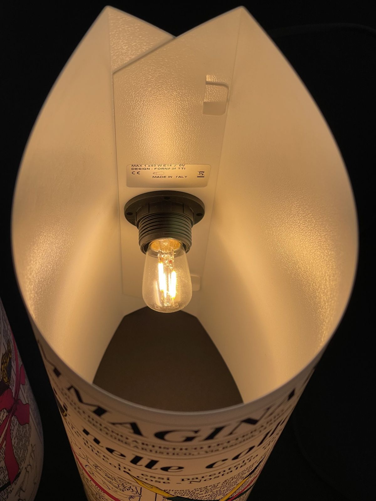 photo furniture Pair Of "L'immaginario" Table Lamps By Fornasetti