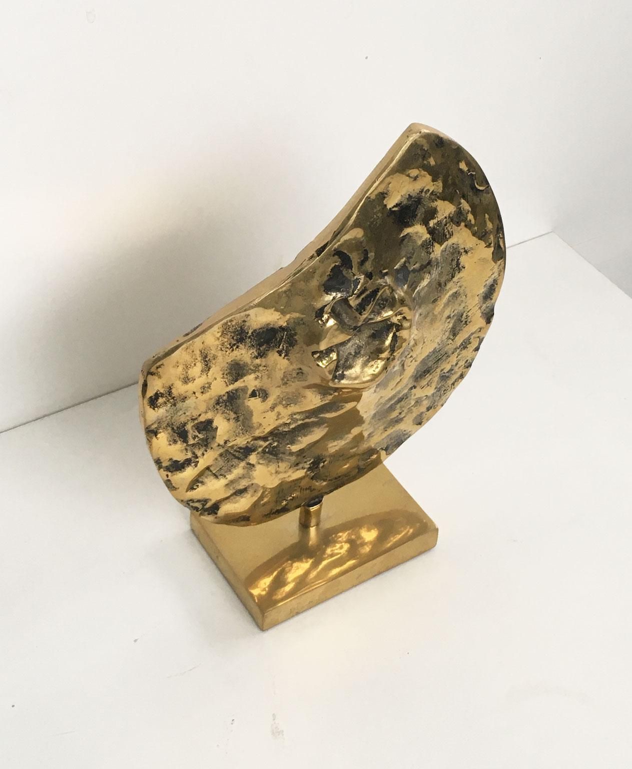 Art 1980 Italy Bronze Abstract Sculpture By Lino Tiné Albero Città City Tree photo