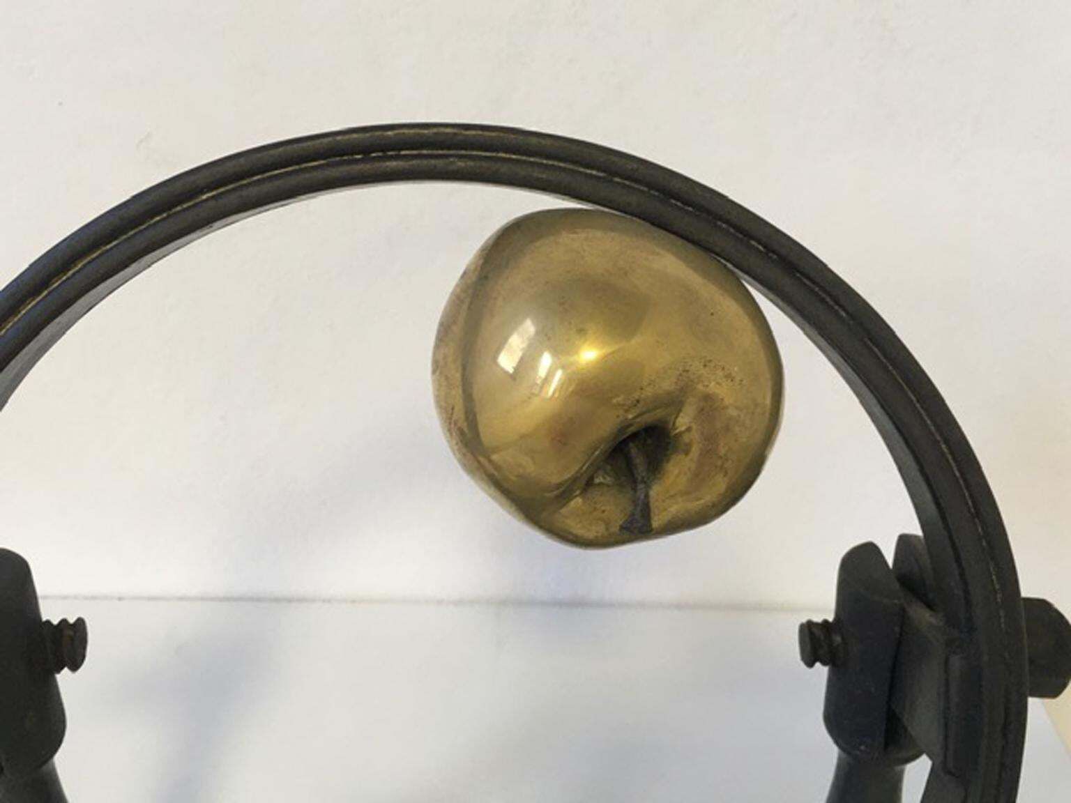 1980 Italy Post Modern Abstract Bronze Sculpture Little Universe On Earth photo Art