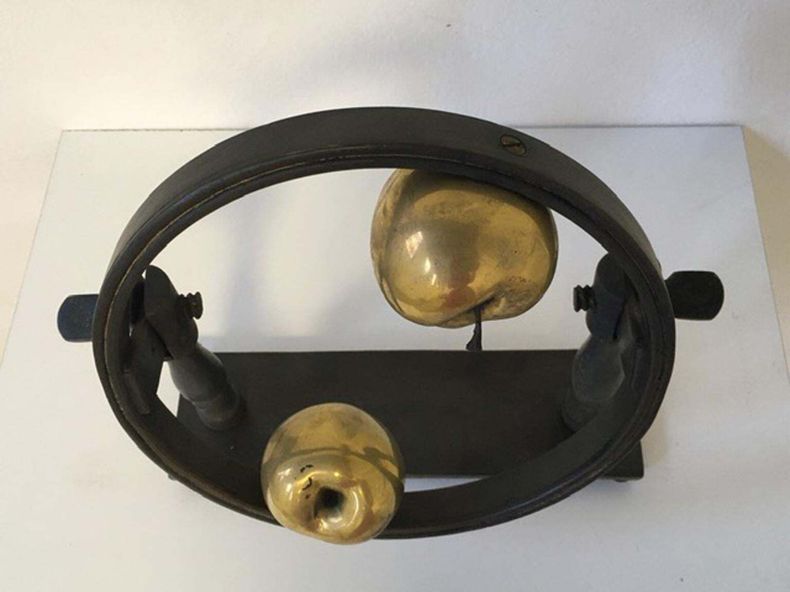 photo for sale 1980 Italy Post Modern Abstract Bronze Sculpture Little Universe On Earth