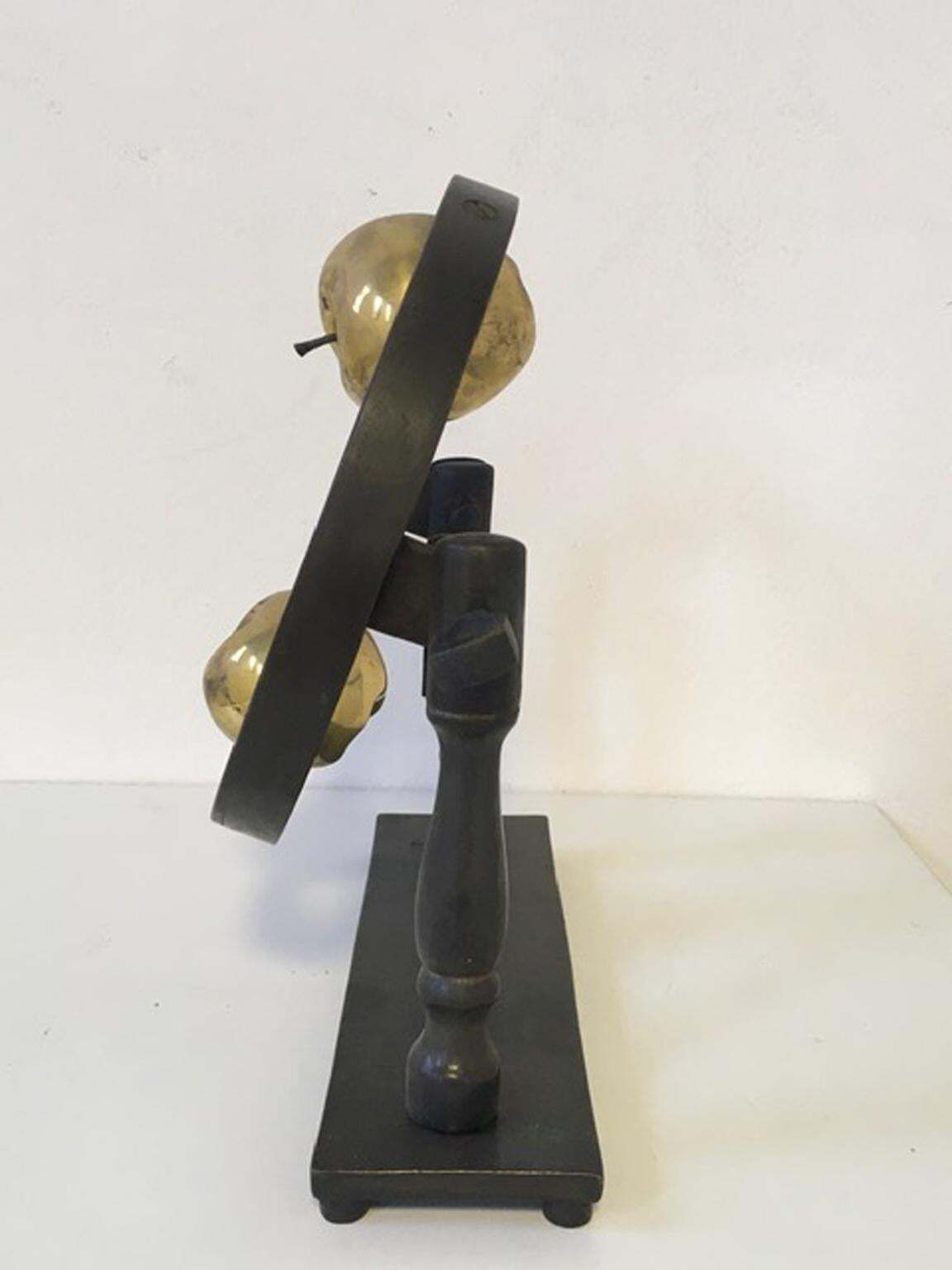 1829.0 1980 Italy Post Modern Abstract Bronze Sculpture Little Universe On Earth photo
