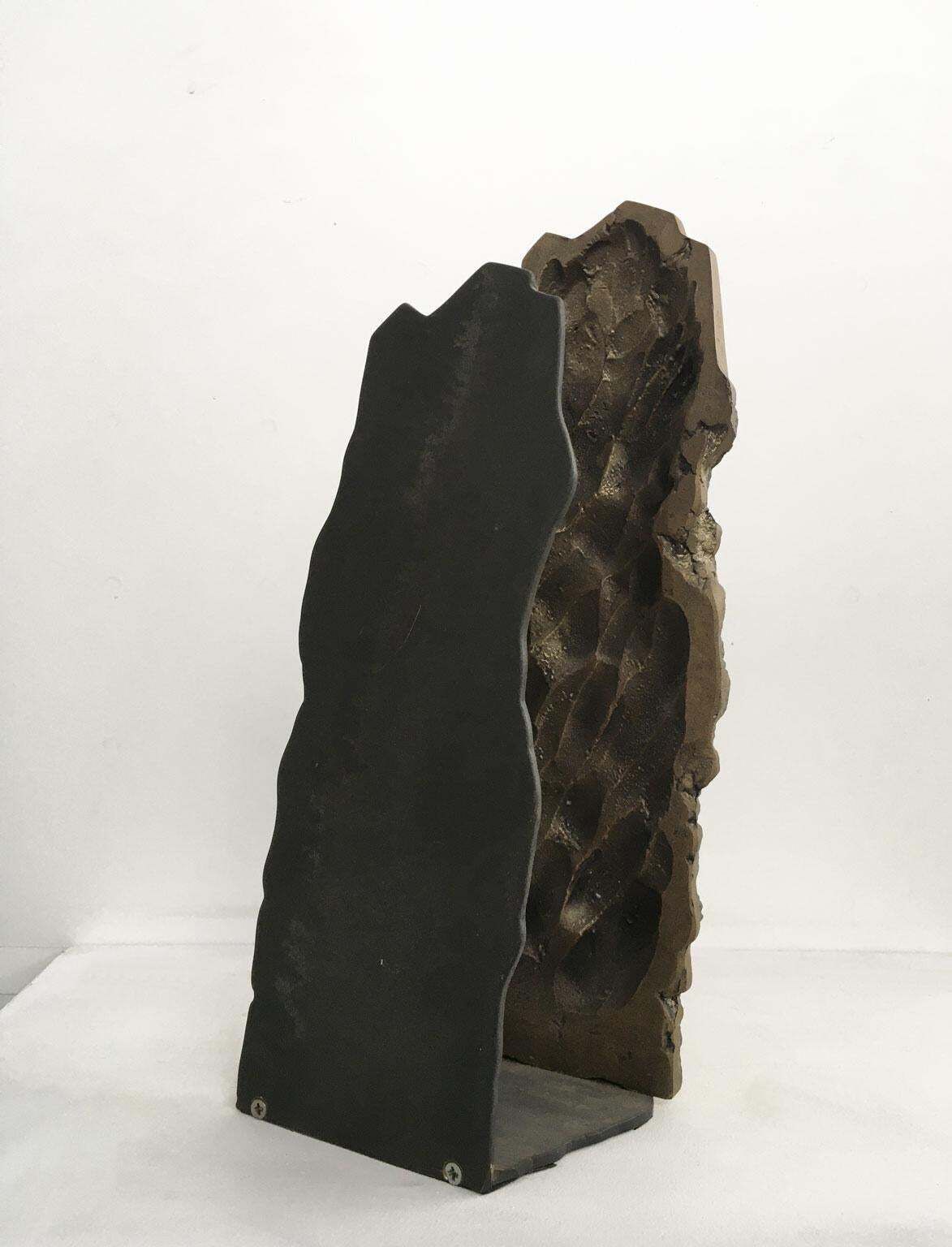 photo furniture 1979 Italy Post Modern Graziano Pompili Abstract Bronze Sculpture