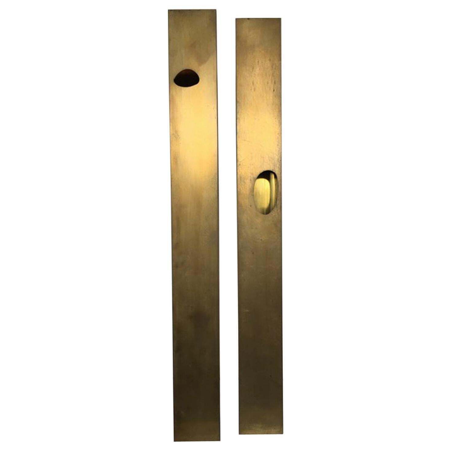 Italy 1998 The Skyscrapers Brass Abstract Sculpture