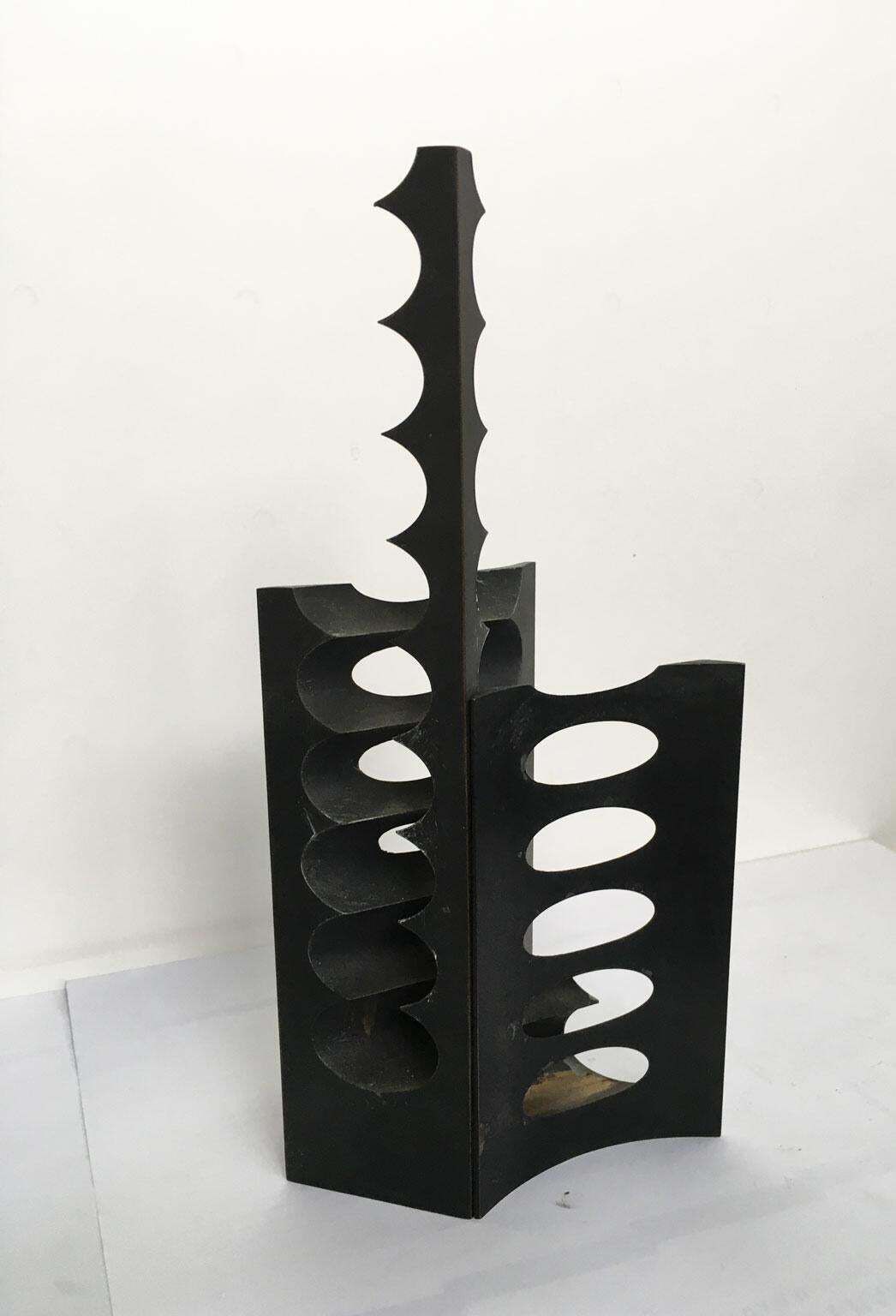 photo furniture 1975 Bronze Abstract Sculpture Roberto Vecchione Scultura Spezzata