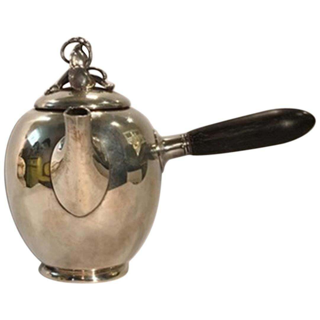 Ghoram Early 20th Century New York Sterling Silver Chocolate Pot