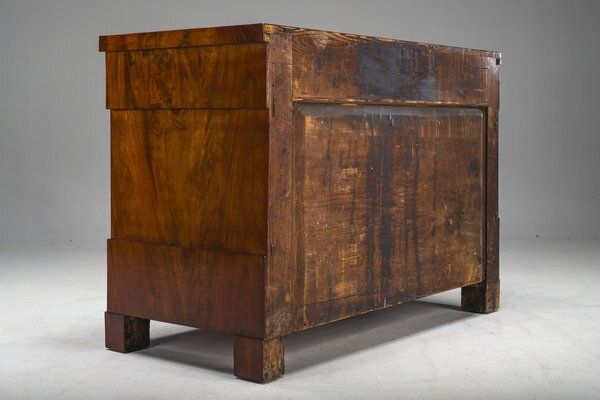 Early 19th Century Biedermeier Mahogany Commodes, 1830s photo vintage