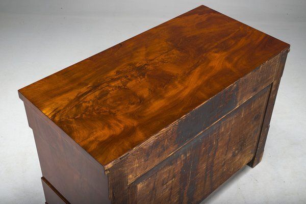 Furniture Early 19th Century Biedermeier Mahogany Commodes, 1830s photo