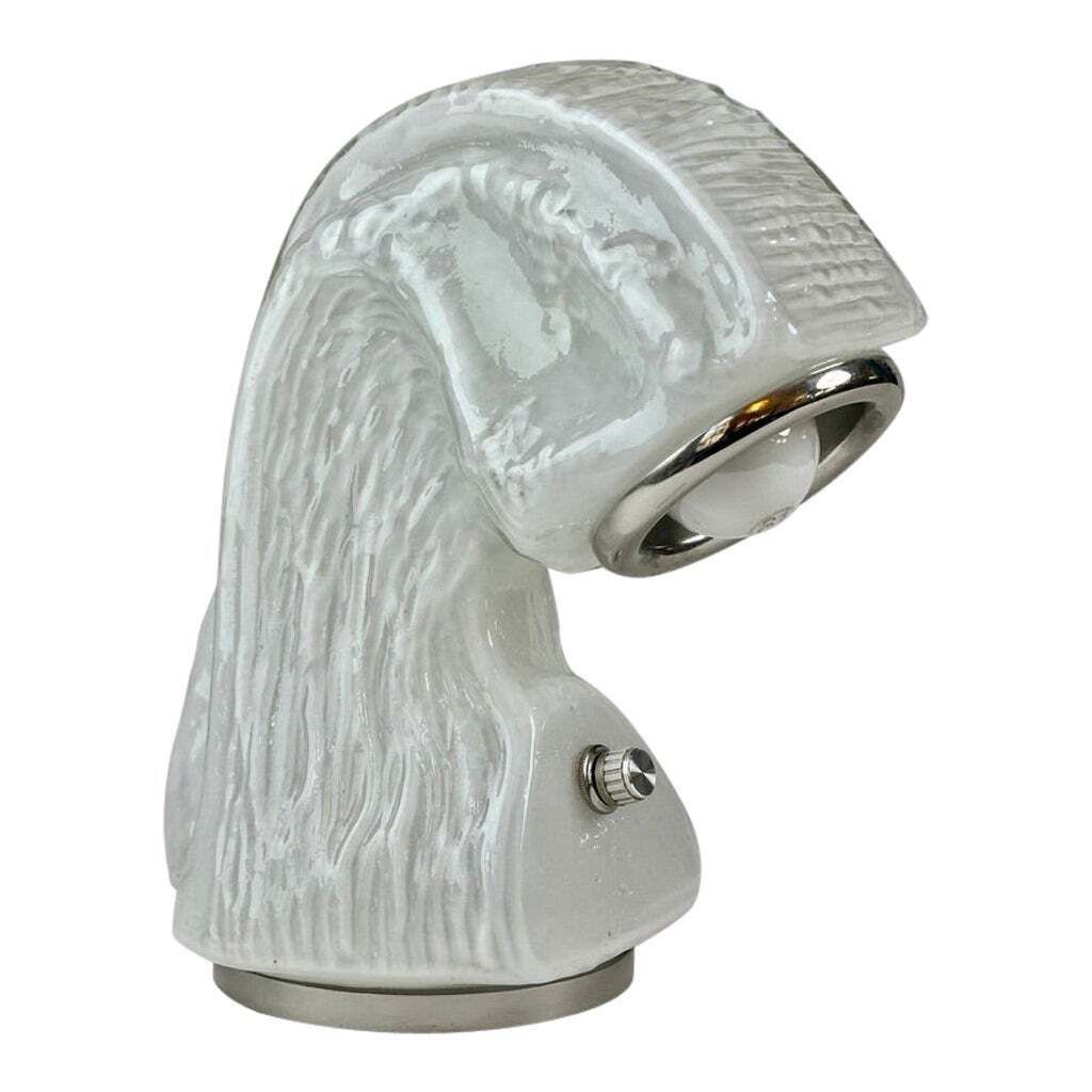 Late 20th Century Osso Bark Effect Glass Table Lamp By Carlo Nason For Mazzega