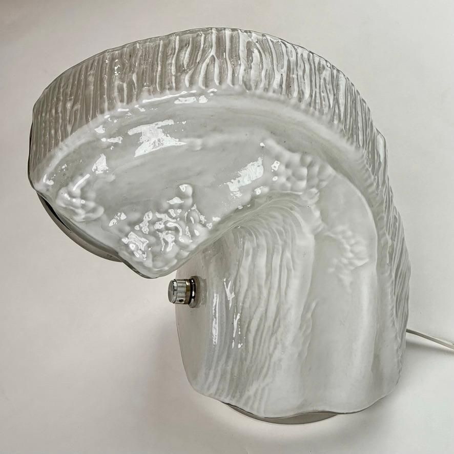 Late 20th Century Osso Bark Effect Glass Table Lamp By Carlo Nason For Mazzega photo buy