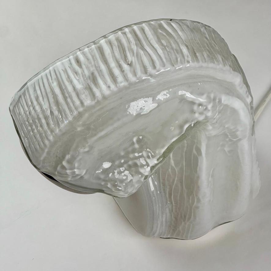 Late 20th Century Osso Bark Effect Glass Table Lamp By Carlo Nason For Mazzega photo vintage