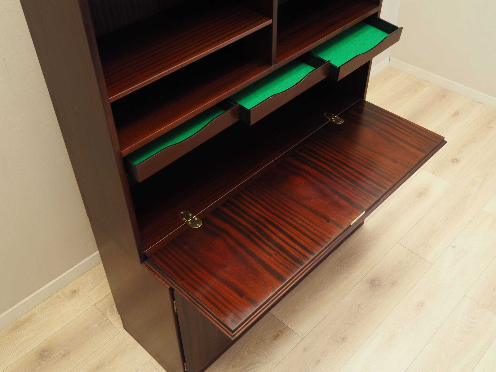 Mahogany Bookcase Danish Design 1970s  Manufacture Omann Jun photo buy